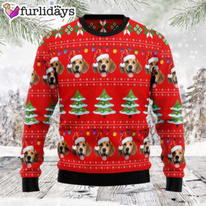 Dog Christmas Pattern Custom Dog Funny…