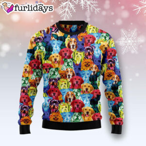 Dog Colorful All Over Print Ugly…