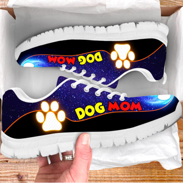 Dog Mom Shoes Bright Galaxy Sneaker Walking Shoes – Best Shoes For Dog Lover – Best Gift For Dog Mom