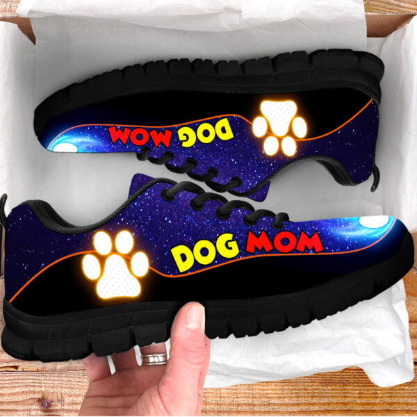 Dog Mom Shoes Bright Galaxy Sneaker Walking Shoes – Best Shoes For Dog Lover – Best Gift For Dog Mom