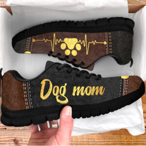 Dog Mom Shoes Leather Bg Sneaker Walking Shoes Best Shoes For Dog Lover Best Gift For Dog Mom 3