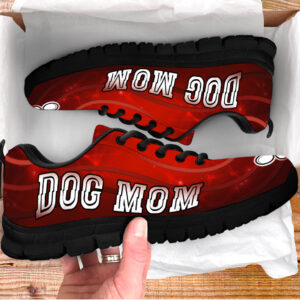 Dog Mom Shoes Lighting Red Background Sneaker Walking Shoes Best Shoes For Dog Lover Best Gift For Dog Mom 3