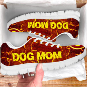 Dog Mom Shoes Paw Hot Lava…