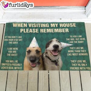 Dog’s Rules Doormat – Dog Memorial…