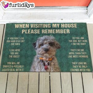Dog s Rules Doormat Outdoor Decor Christmas Gift For Dog Lovers 1