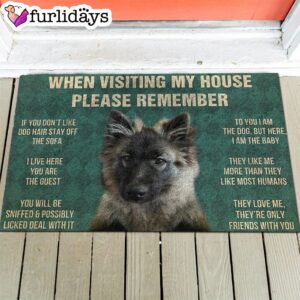 Dog s Rules Doormat Outdoor Decor Christmas Gift For Pet Lovers 1