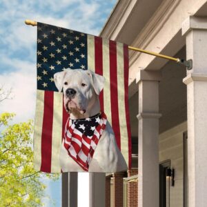Dogo Argentino House Flag – Dog…