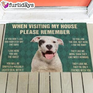 Dogo Argentino’s Rules Doormat – Outdoor…