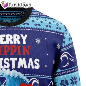 Dolphin Flippin Christmas Ugly Christmas Sweater Lover Xmas Sweater Gift Dog Memorial Gift 6
