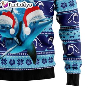 Dolphin Flippin Christmas Ugly Christmas Sweater Lover Xmas Sweater Gift Dog Memorial Gift 7