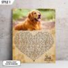 Personalized Poster & Canvas Don’t Cry Sweet Mama Dog Poem Canvas Poster – Dog Memorial Gift For Dog Mom
