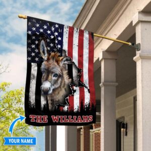 Donkey Personalized House Flag Custom Dog Garden Flags Dog Flags Outdoor 2