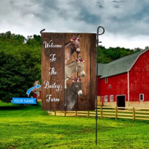 Donkey Welcome To The Farm Personalized…