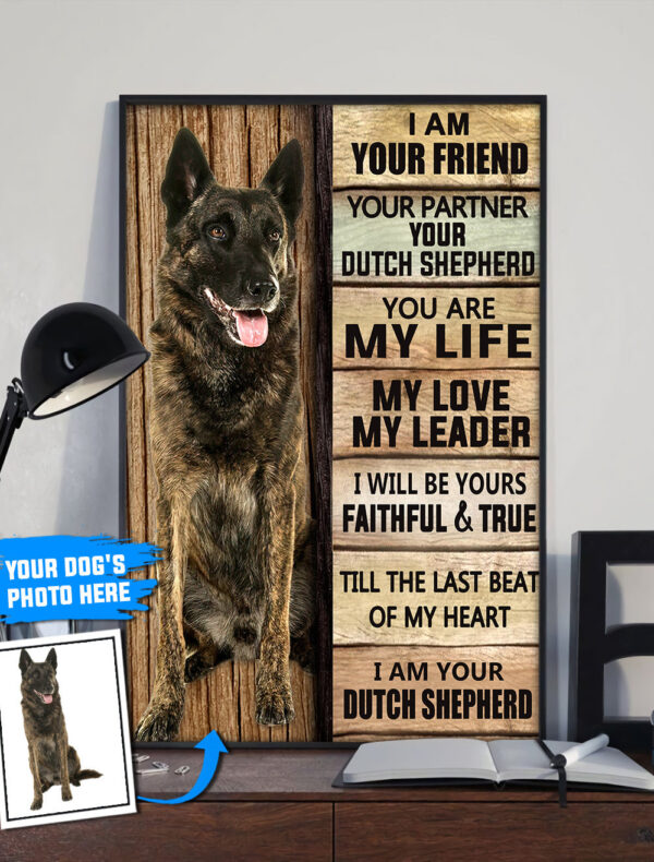 Dutch Shepherd Personalized Poster & Canvas – Dog Canvas Wall Art – Dog Lovers Gifts For Him Or Her