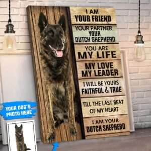 Dutch Shepherd Personalized Poster Canvas Dog Canvas Wall Art Dog Lovers Gifts For Him Or Her 2