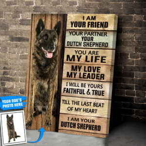 Dutch Shepherd Personalized Poster Canvas Dog Canvas Wall Art Dog Lovers Gifts For Him Or Her 4