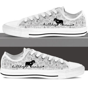 English Bulldog Low Top Shoes Sneaker For Dog Walking Dog Lovers Gifts for Him or Her 3