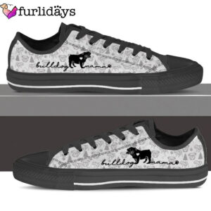 English Bulldog Low Top Shoes Sneaker For Dog Walking Dog Lovers Gifts for Him or Her 4