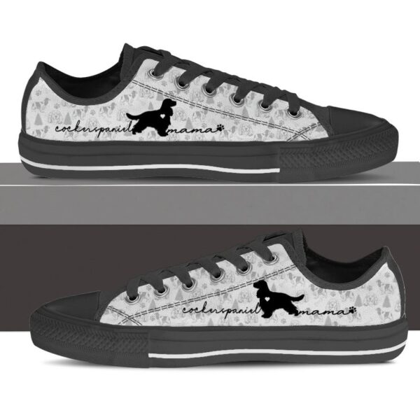 English Cocker Spaniel Low Top Shoes – Sneaker For Dog Walking – Dog Lovers Gifts for Him or Her
