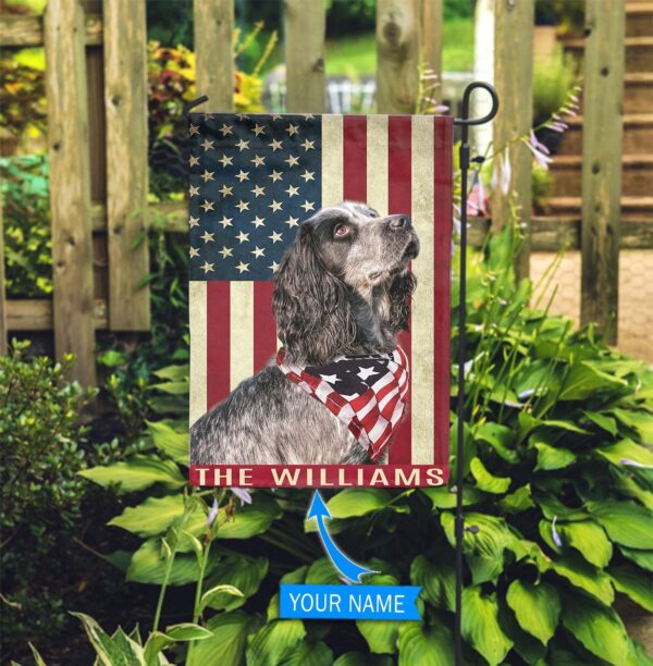 English Cocker Spaniel Personalized Garden Flag – Personalized Dog Garden Flags – Dog Flags Outdoor