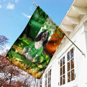 English Cocker Spaniel St Patrick s Day Garden Flag Best Outdoor Decor Ideas St Patrick s Day Gifts 3