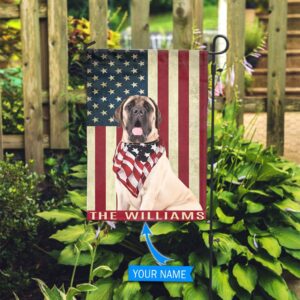 English Mastiff Personalized Garden Flag –…