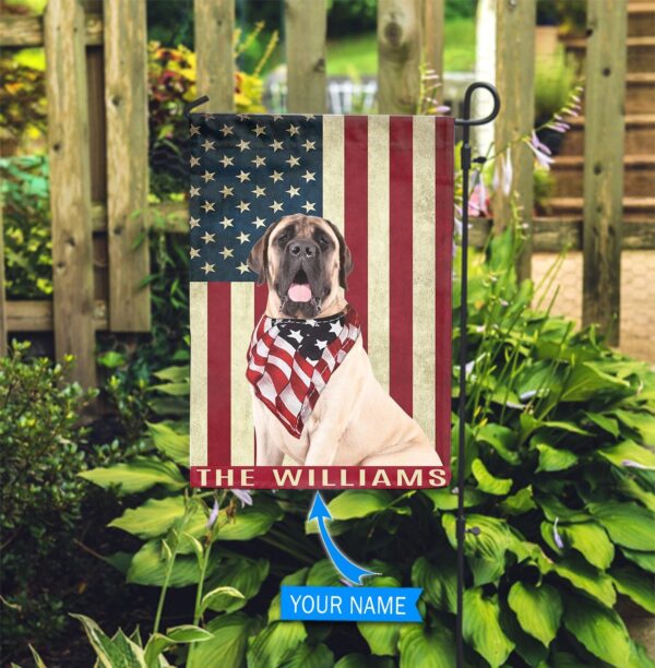 English Mastiff Personalized Garden Flag – Personalized Dog Garden Flags – Dog Flags Outdoor