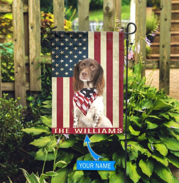 English Springer Spaniel Personalized Garden Flag – Personalized Dog Garden Flags – Dog Flags Outdoor