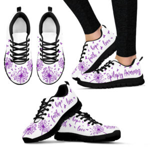 Epilepsy Shoes Faith Hope Love Fly…