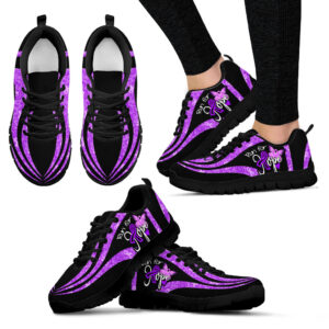 Epilepsy Shoes Run For Hope Sneaker Walking Shoes Best Gift For Men And Women Cancer Awareness Shoes 1
