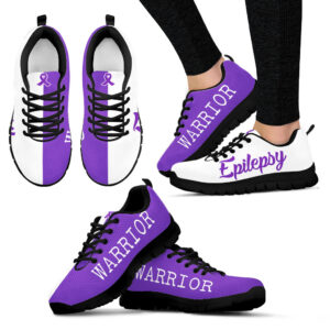 Epilepsy Warrior Shoes Two Color Sneaker Walking Shoes Best Gift For Men And Women Shoes Gift For Adults 1