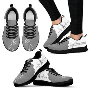Fight Brain Cancer Shoes Sneaker Walking…