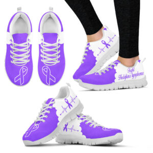 Fight Hodgkin’s Lymphoma Shoes Cloudy Sneaker…
