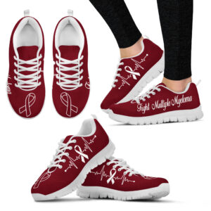 Fight Multiple Myeloma Shoes All Burgundy…