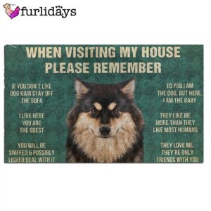 Finnish Lapphund s Rules Doormat Funny Doormat Christmas Holiday Gift 2