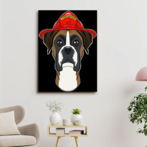 Boxer Canine – Firefighter – Dog…
