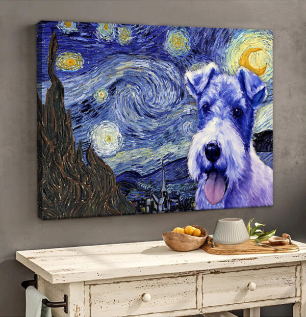 Fox Terrier Poster & Matte Canvas – Dog Wall Art Prints – Canvas Wall Art Decor