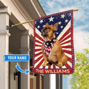 French Bulldog Personalized Flag Custom Dog Garden Flags Dog Flags Outdoor 2