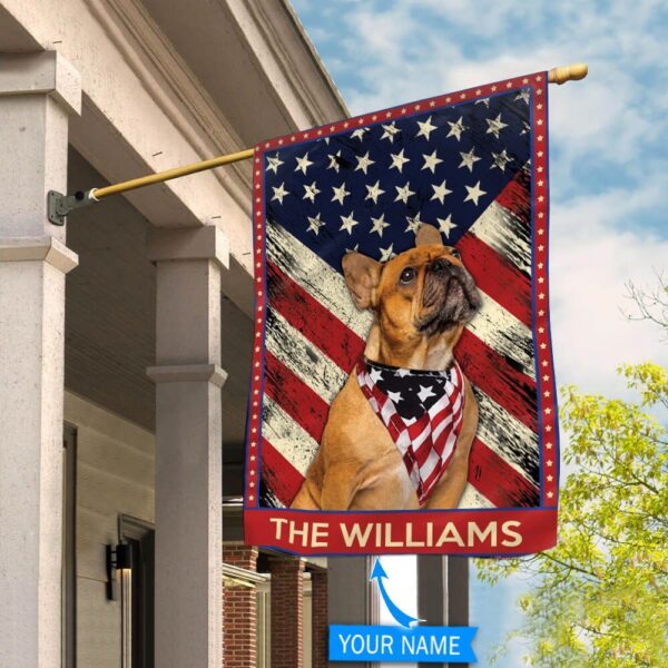 French Bulldog Personalized Garden Flag – Custom Dog Garden Flags – Dog Flags Outdoor
