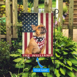 French Bulldog Personalized Garden Flag –…