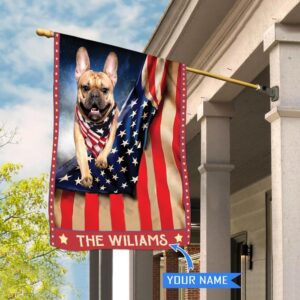 French Bulldog Personalized House Flag Garden Dog Flag Personalized Dog Garden Flags 2
