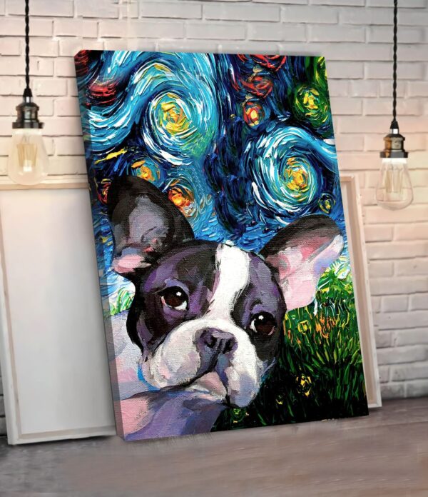 French Bulldog Poster & Matte Canvas – Poster To Print – Gift For Dog Lovers