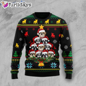 French Bulldog Ugly Christmas Sweater Funny…