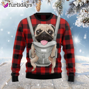 Front Carrier Dog Pug Ugly Christmas…