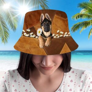 German Shepherd Bucket Hat Hats To Walk With Your Beloved Dog Gift For Dog Loving Friends 2 bvua9w