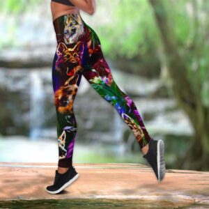 German Shepherd Colorful Hollow Tanktop Legging Set Outfit Casual Workout Sets Dog Lovers Gifts For Him Or Her 3 ndrhdc