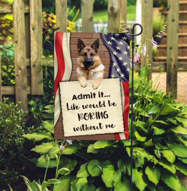 German Shepherd Flag 4 – Dog Flag For House – Best Gift For Dog Mom