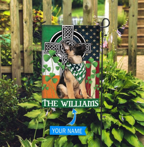 German Shepherd Garden Personalized Flag – Custom Dog Garden Flags – Dog Flags Outdoor