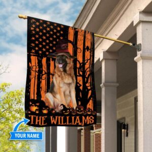German Shepherd Halloween Personalized Flag Personalized Dog Garden Flags Gift For Dog Lovers 3