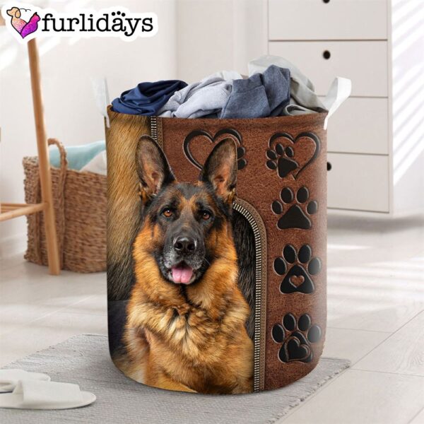 German Shepherd Laundry Basket- Christmas Gift – Dog Storage Basket – Dog Memorial Gift